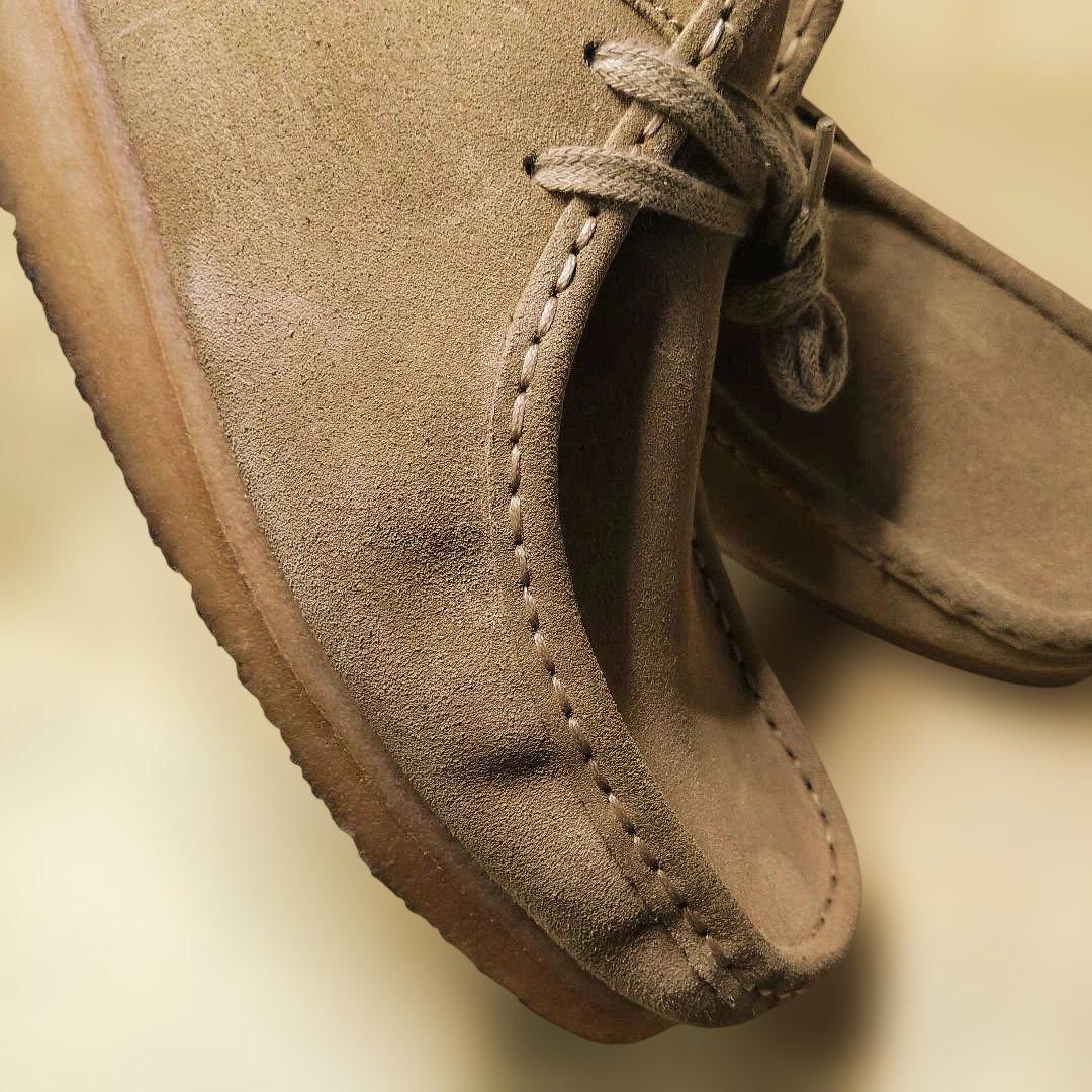 クラークス☆Clarksワラビーブーツモカシン　26.5ⅽⅿ