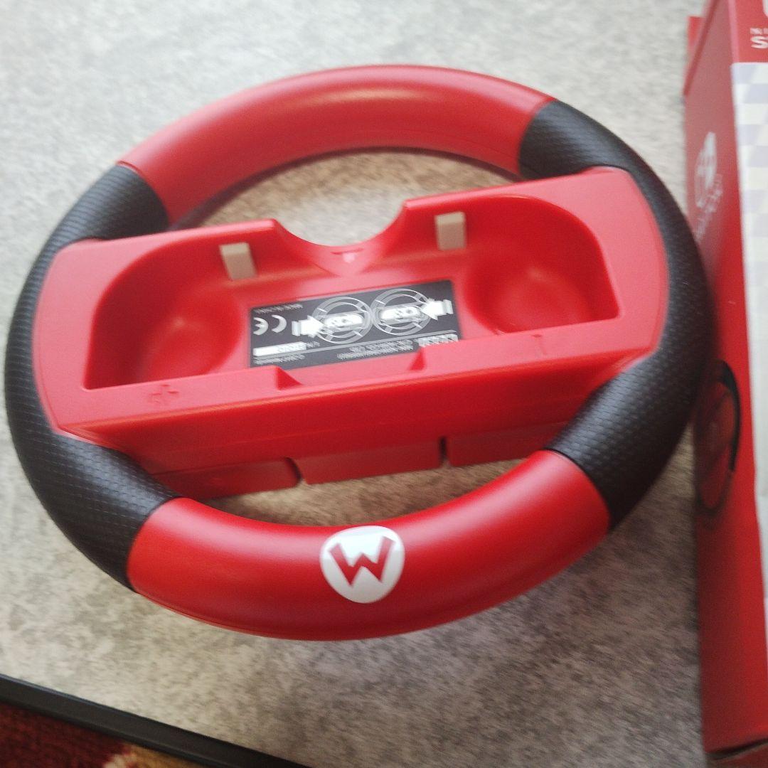 マリオカート8デラックス ジョイコンハンドル マリオ 赤 - メルカリ