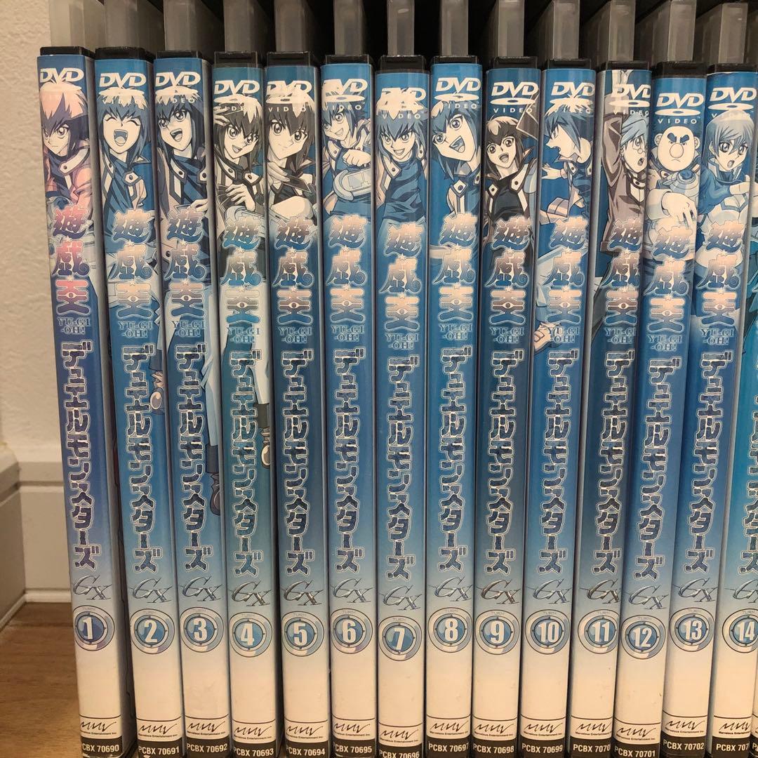 遊戯王デュエルモンスターズGX 全45巻セット 完結 DVD アニメ ケース
