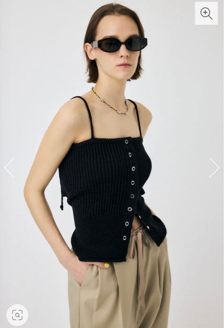 moussy Front button ニットキャミ MO1164EW036107_fw_thumbM.jpg