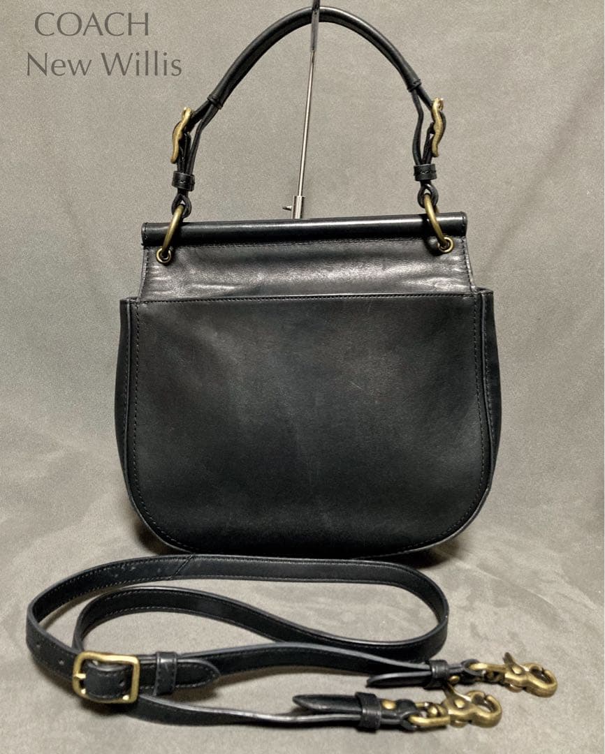 オールド コーチ COACH ニューウィリス ブラック 2way ハンドバック