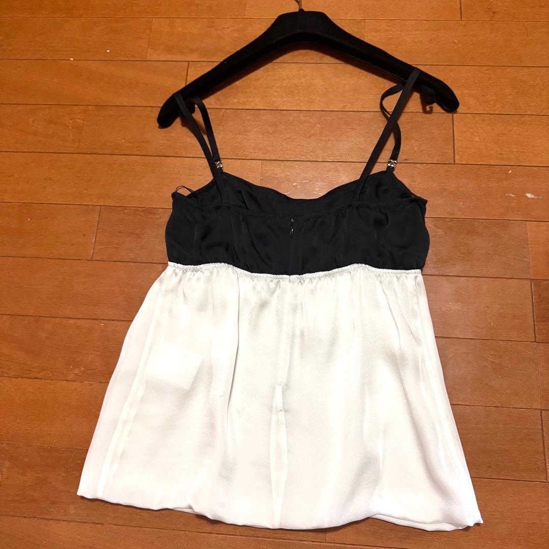 25aw CHANELシャネルリボンキャミソール34 blackpinkジェニー - メルカリ