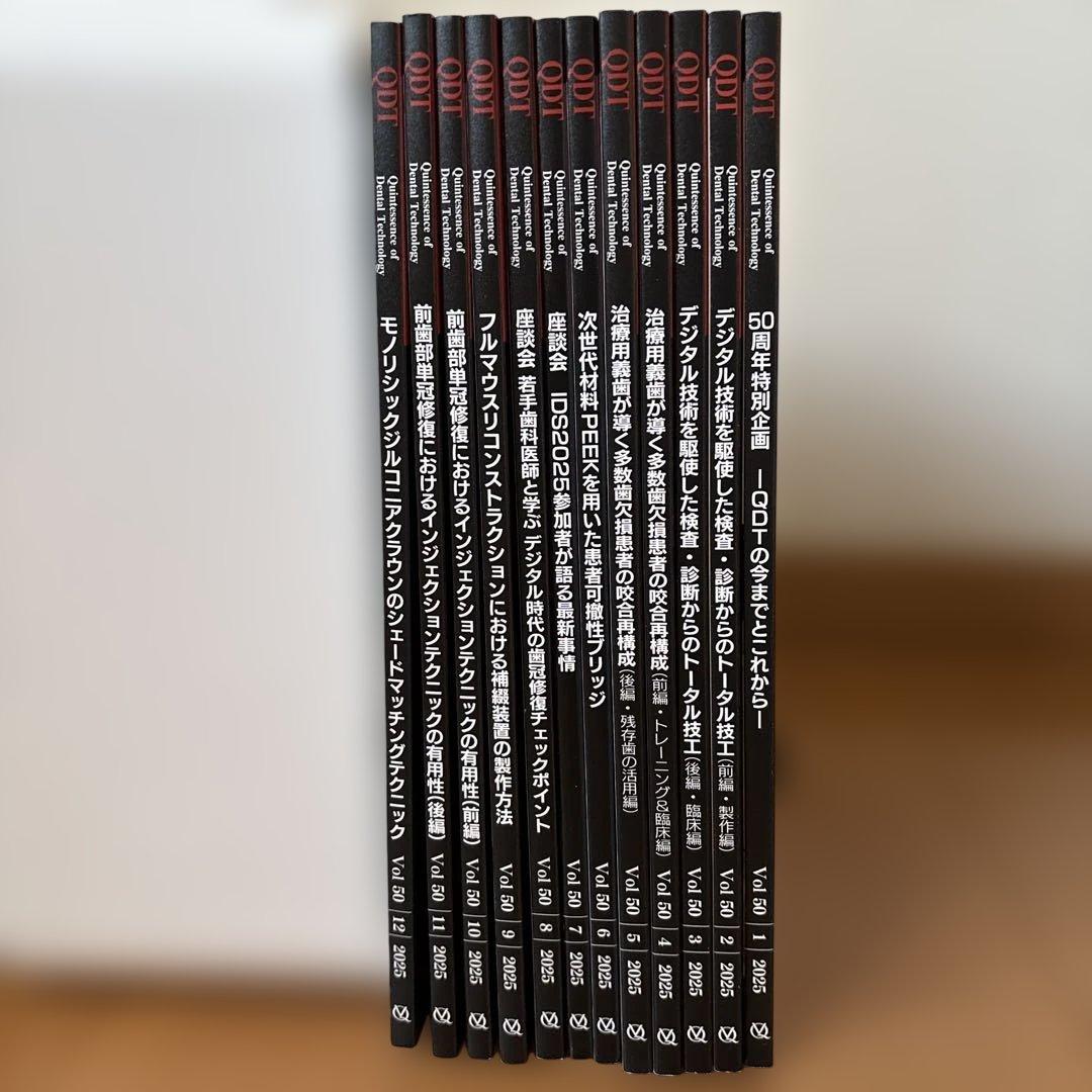QDT 歯科補綴専門誌2025.1〜2025.12
