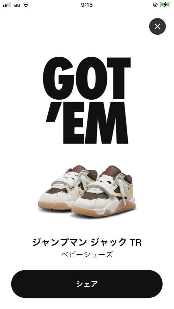 NIKE ジャンプマン ジャックTR 16.0cm 送料無料‼️