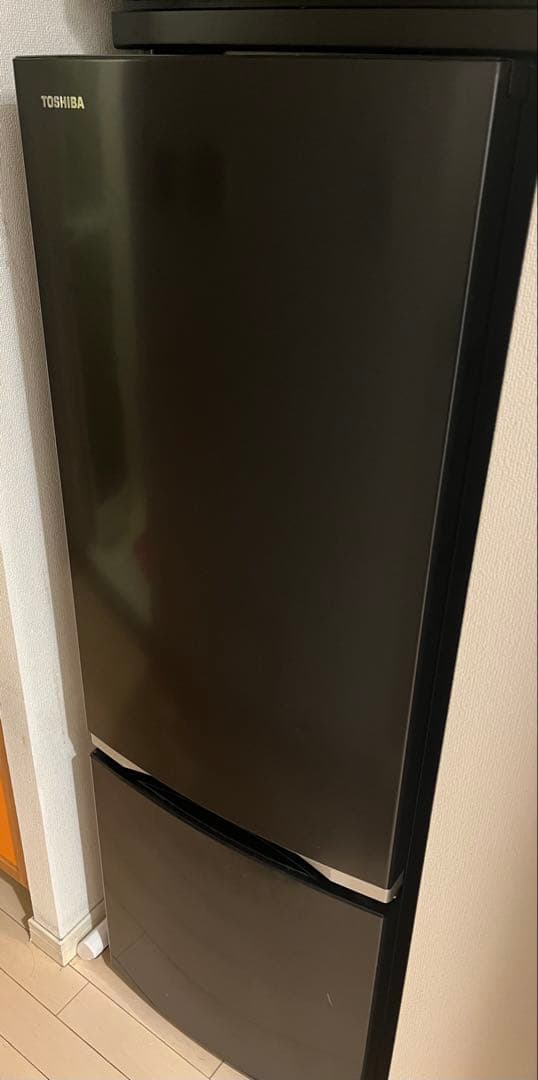 美品】冷蔵庫 東芝製 ブラック 170L