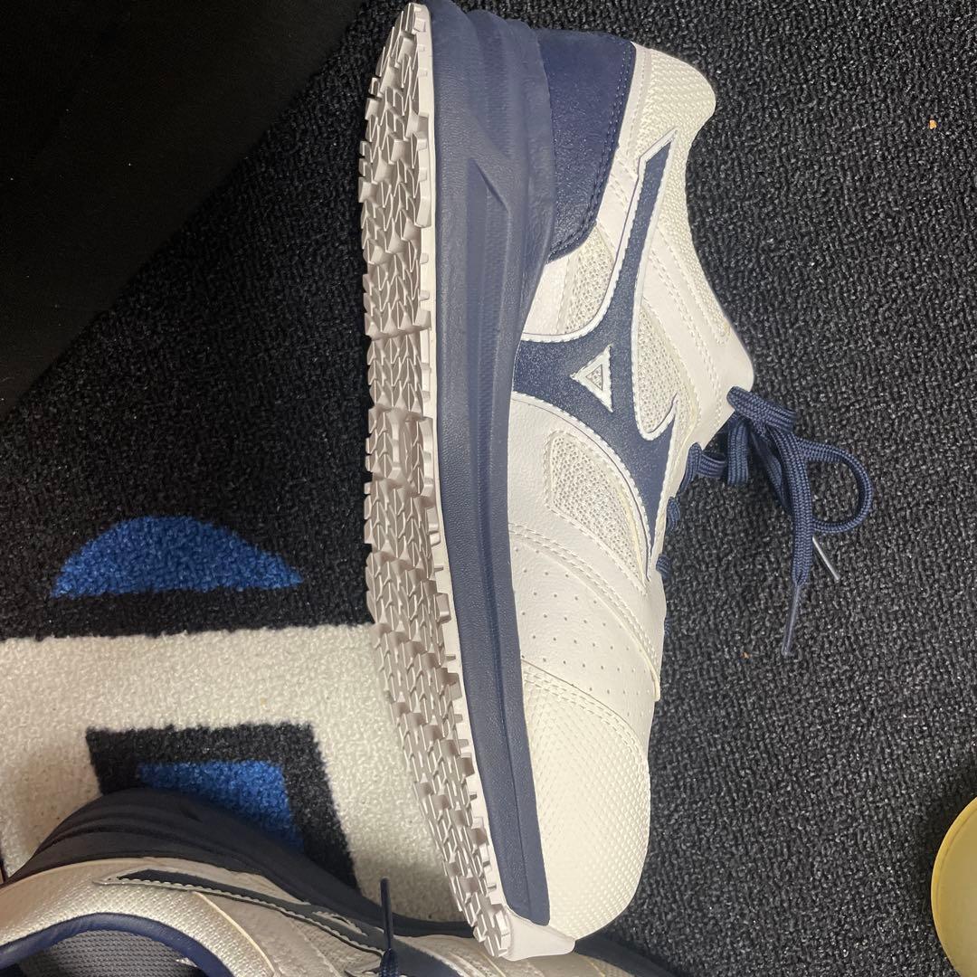 Mizuno ミズノ　安全靴シューズ　27.0cm ホワイト/ネイビー