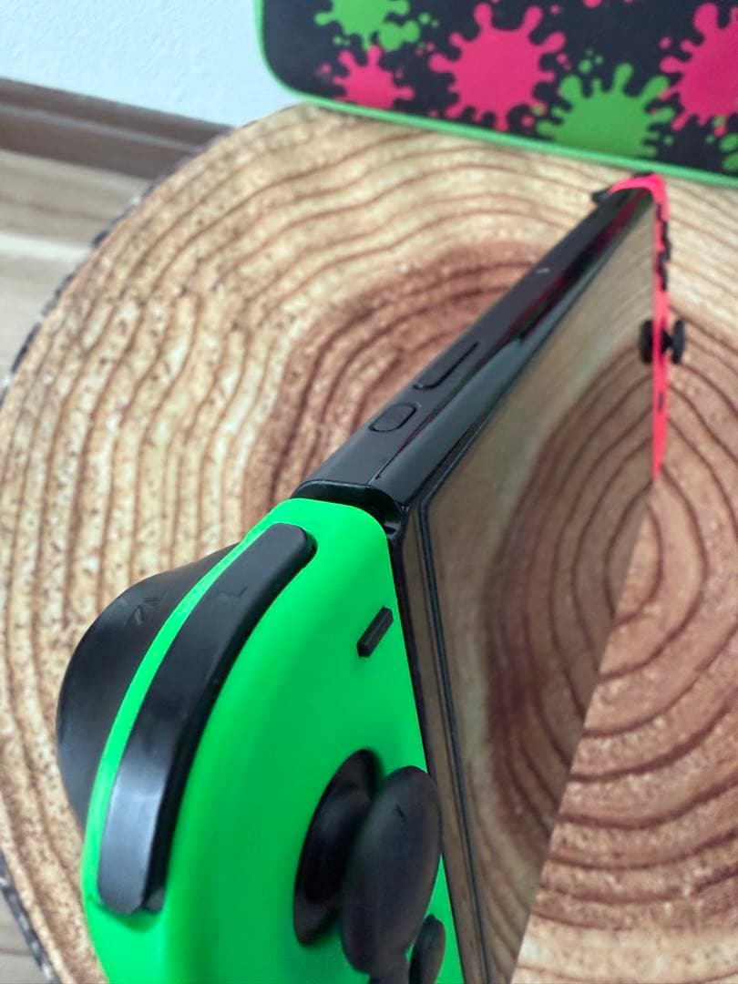 任天堂スイッチ Switch本体有機EL GRN/PNK箱無し - メルカリ