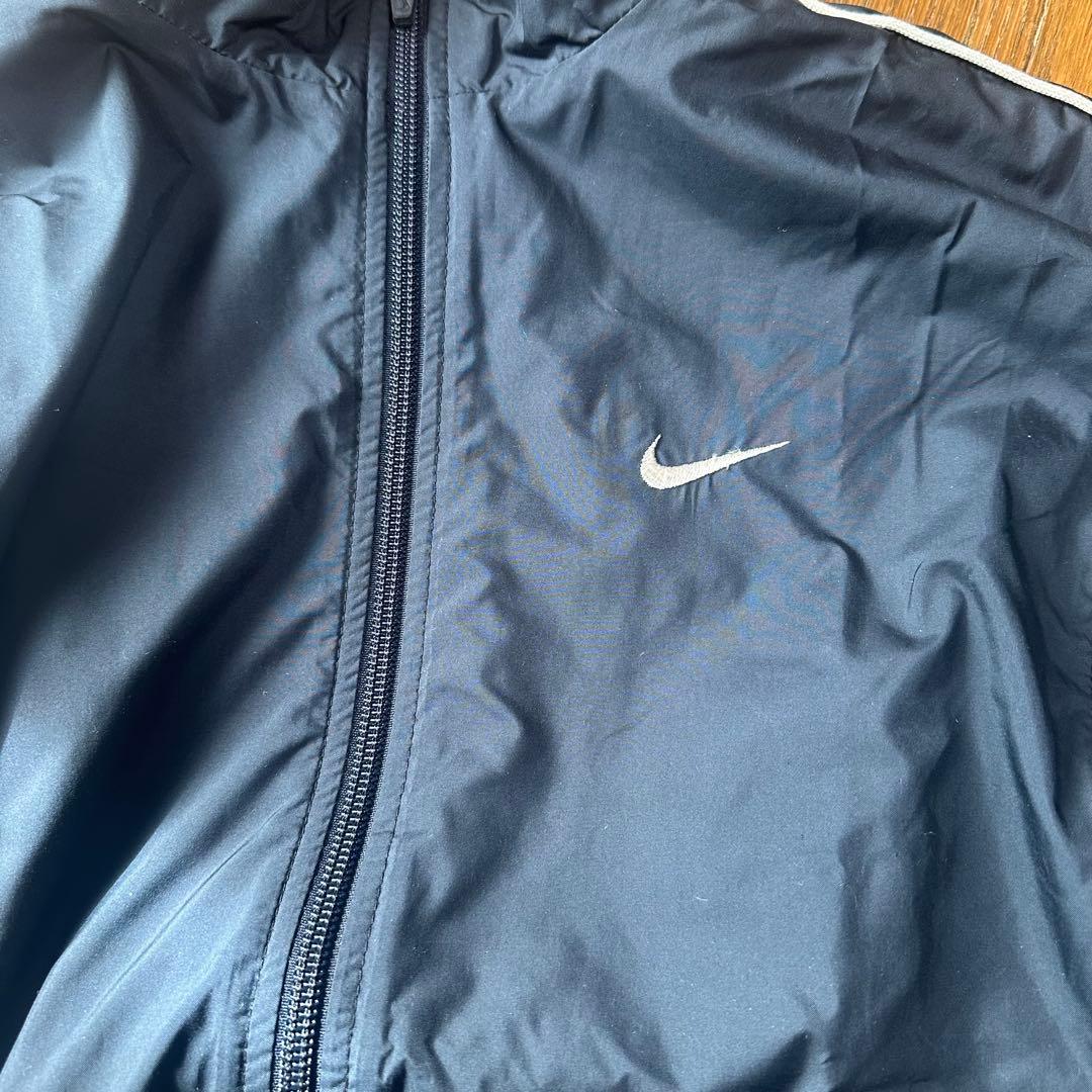 00s NIKE ナイロンジャケット 刺繍ロゴ ドローコードarchive - メルカリ