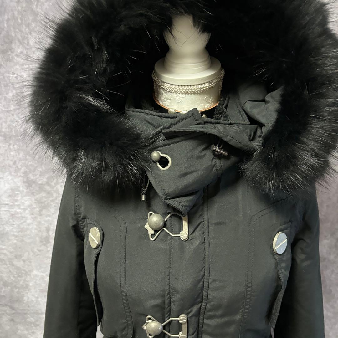 y2k 00s ダークコア 平成ギャル SLY ビックフード ミリタリー ファー