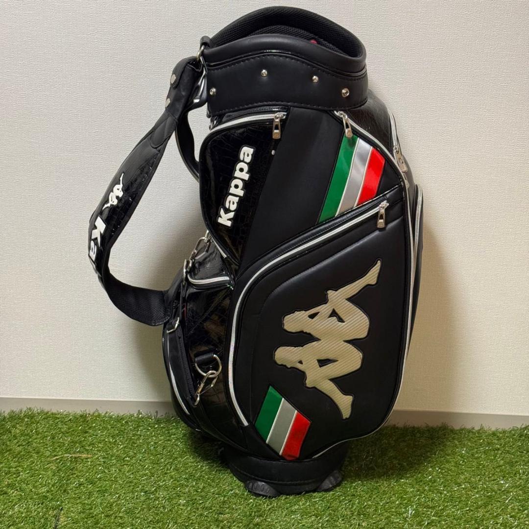 Kappa カッパ キャディバッグ ゴルフバッグ イタリア 3点式 革製
