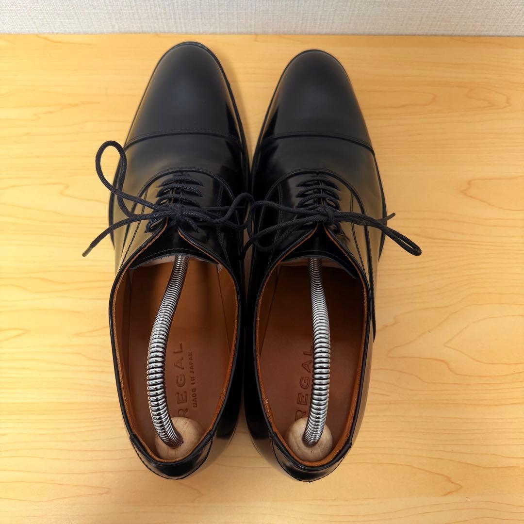 【美品】REGAL ストレートチップ ブラック 26.0cm 内羽根