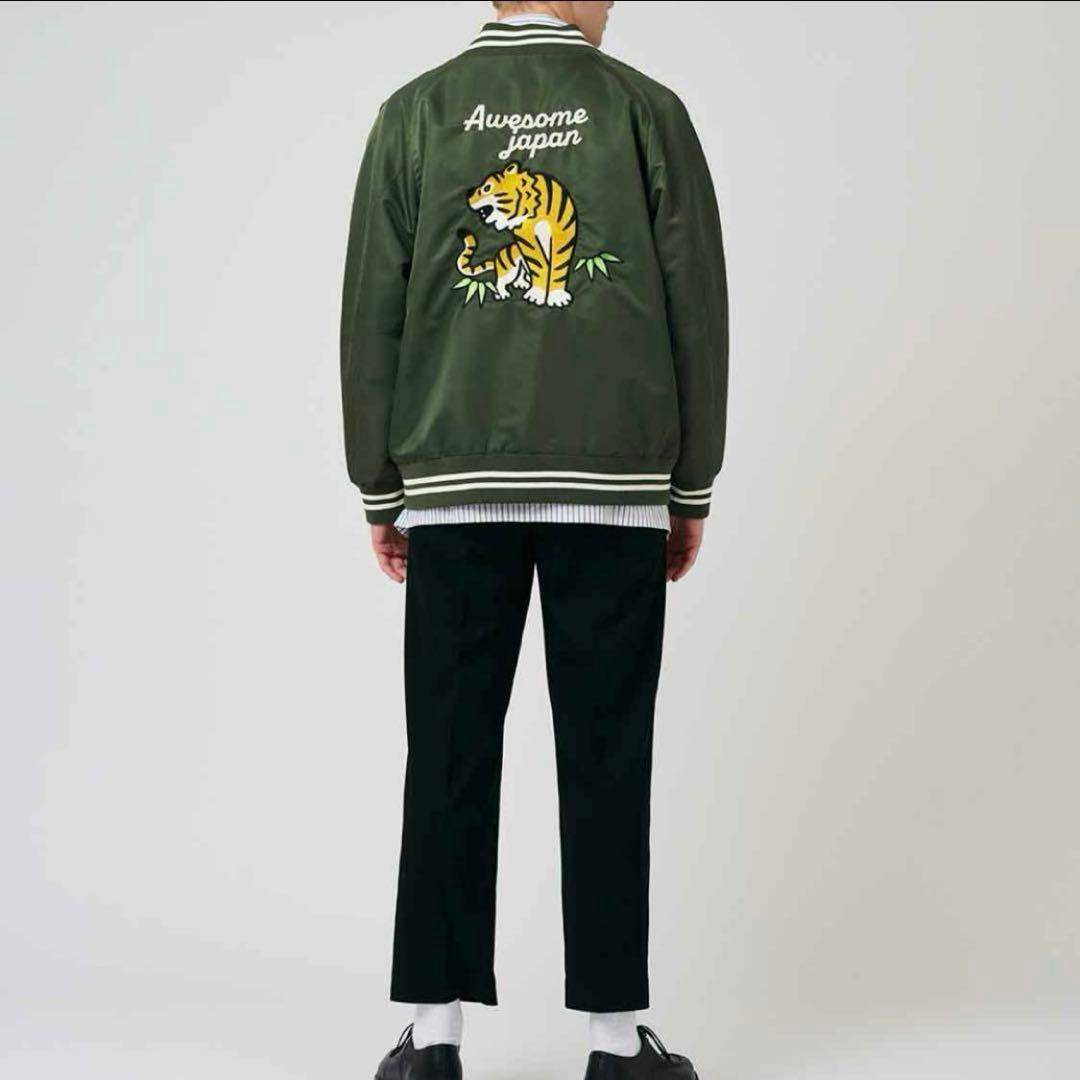 新品未使用graniph Awesome Japan スカジャンオリーブグリーン - メルカリ