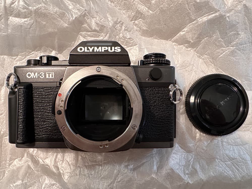 Olympus オリンパス OM-3Ti チタン ブラック 35mm - メルカリ