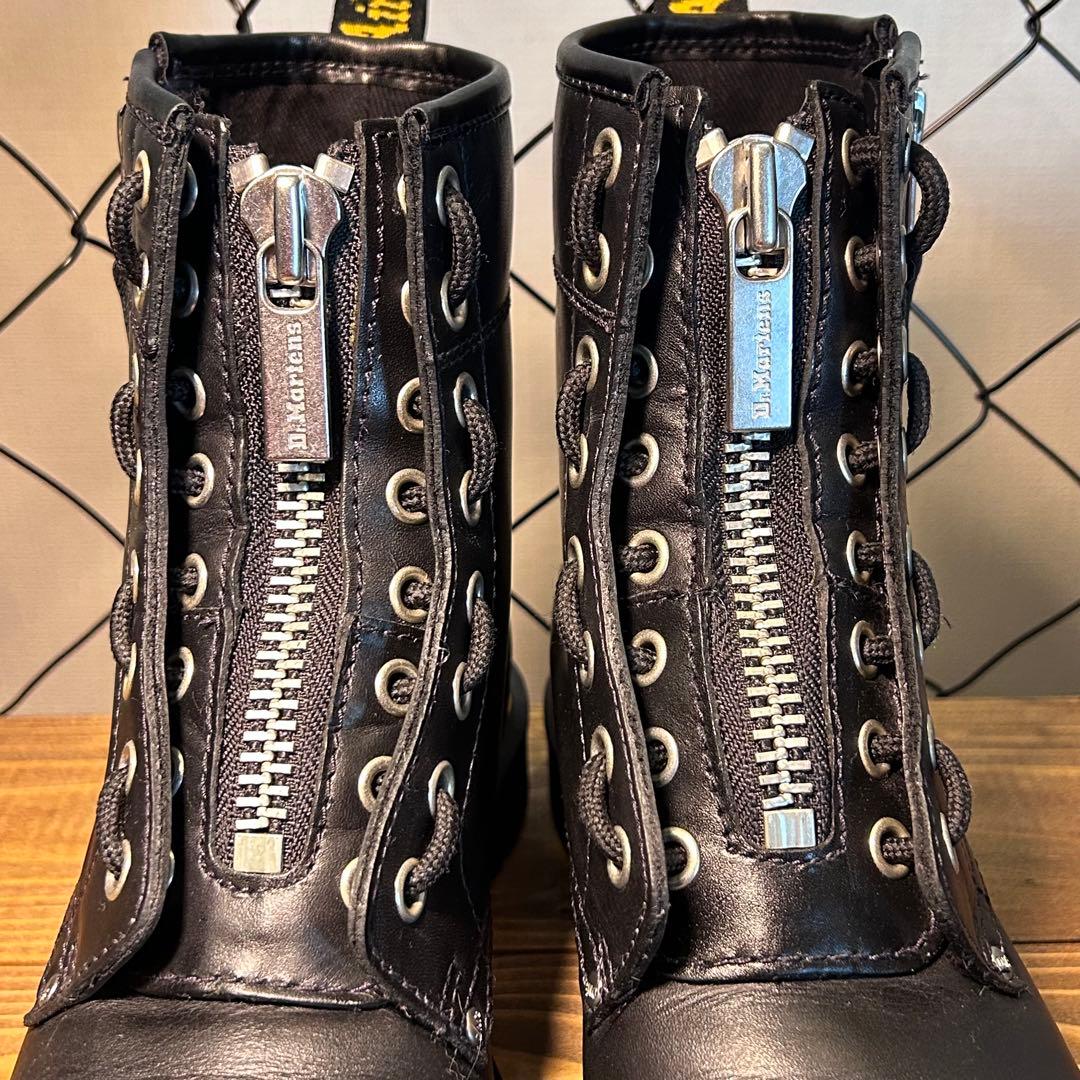 Dr.Martens 1460 TWIN ZIP UK4 ブラック 廃盤 - メルカリ