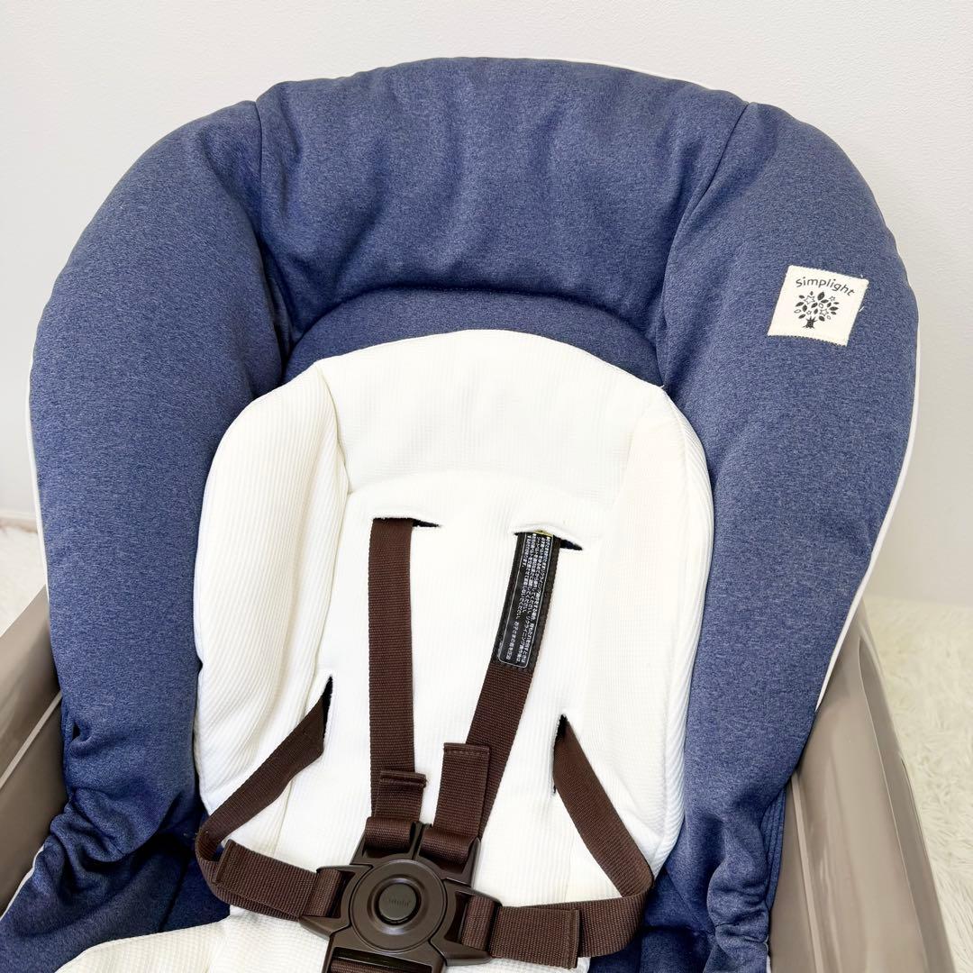 極美品 Combi ネムリラ ハイローチェア 手動 Simplight