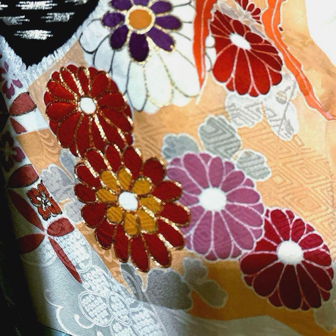 振袖フルセット 絞り 手描き友禅 手刺繍 吉祥文様 鳳凰 成人式振袖