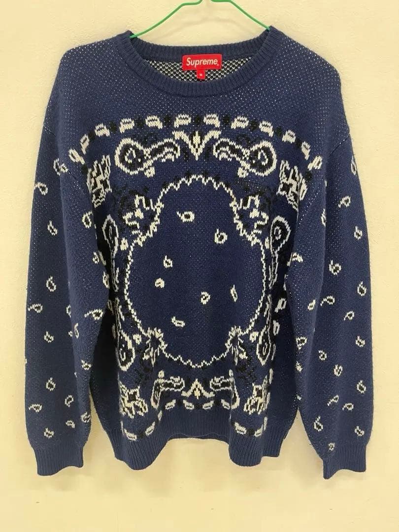 トップス Supreme 19SS Bandana Sweater Knit Bandana Sweater - spring/summer 2018 - SupremeCommunity