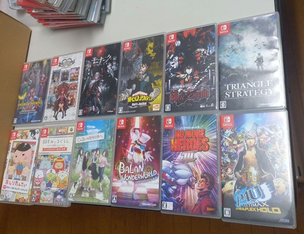 Switch ソフト新品未開封12本、中古62本 合計74本セットまとめ売り