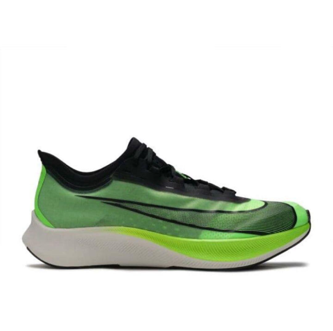 NIKE Zoom Fly 3 ズームフライ3 ネオングリーン - メルカリ