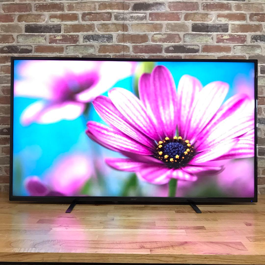即日受渡❣️ 全国送料込acer4K液晶モニター55型HDR10対応、スピーカー