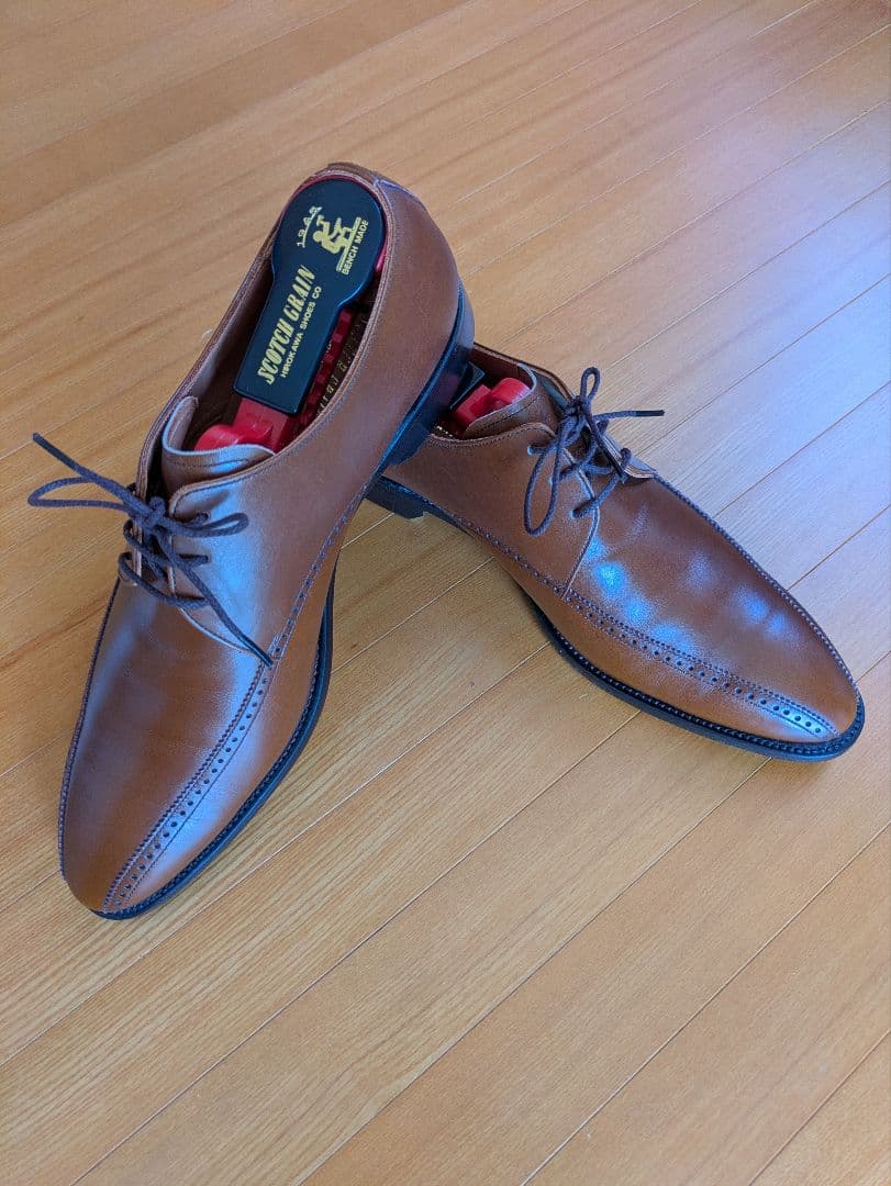 極美品】スコッチグレイン BR PB-2027 25㎝ シューツリー付き - メルカリ