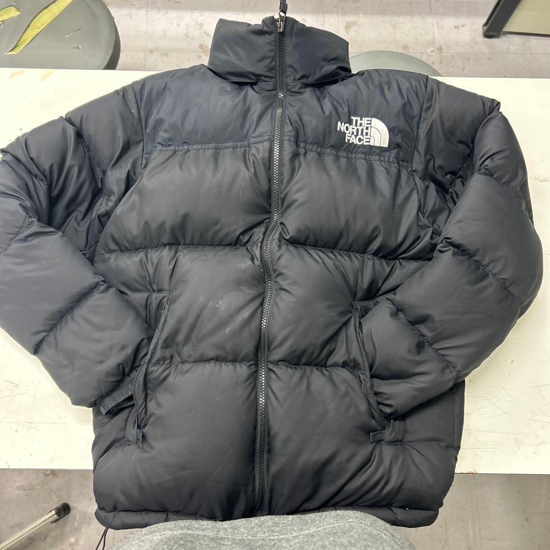 THE NORTH FACE ブラック ダウンジャケット ショートヌプシ THE NORTH FACE（ザ ノースフェイス） ダウンコート ダウンジャケット
