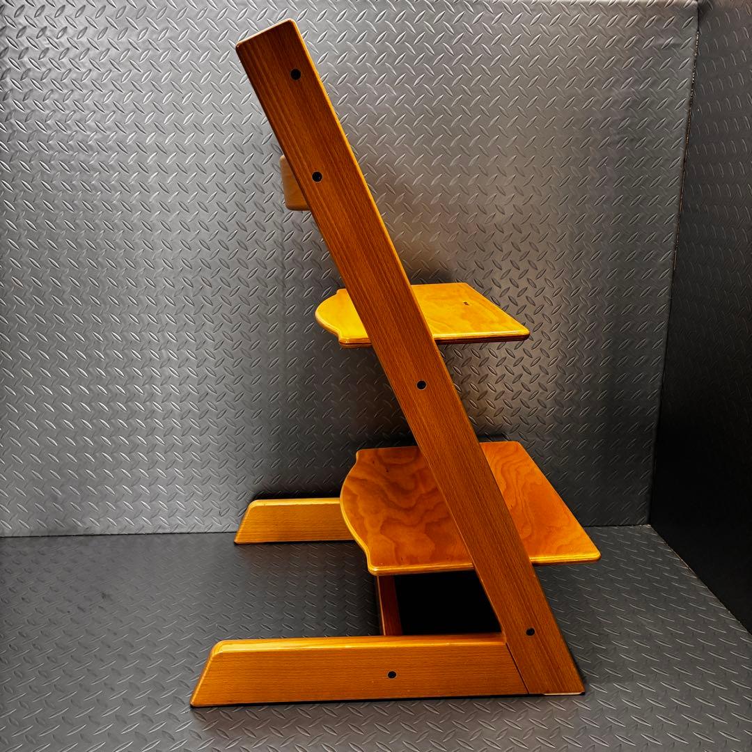 美品】STOKKE トリップトラップ シリアル4 ナチュラル ハイチェア