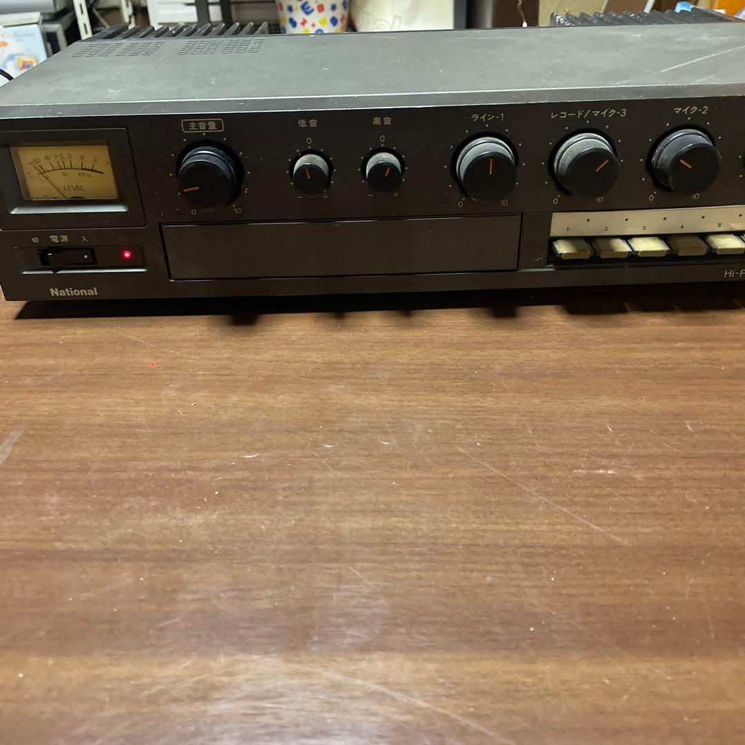 National ハイパワーアンプ 卓上型音響装置 WA-740A ジャンク - メルカリ