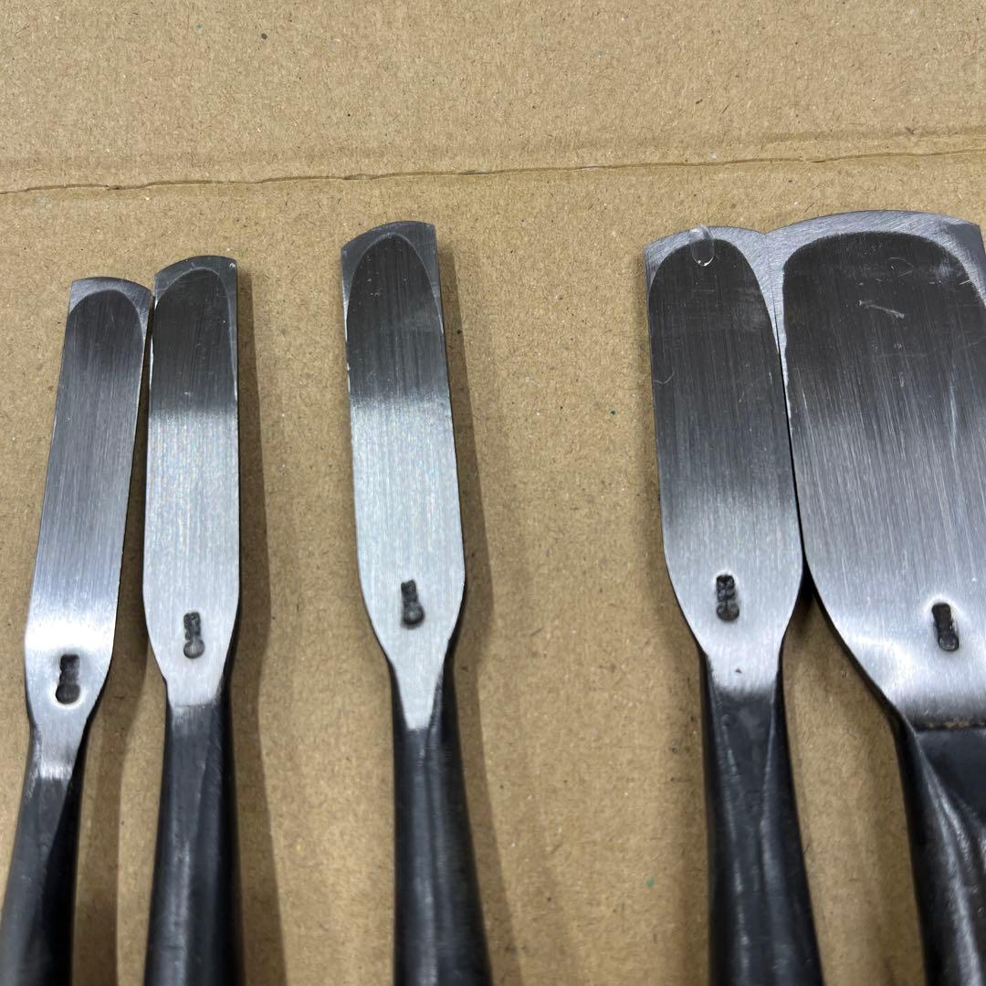 研綱　惣合ノミ　5点セット 2.jpg