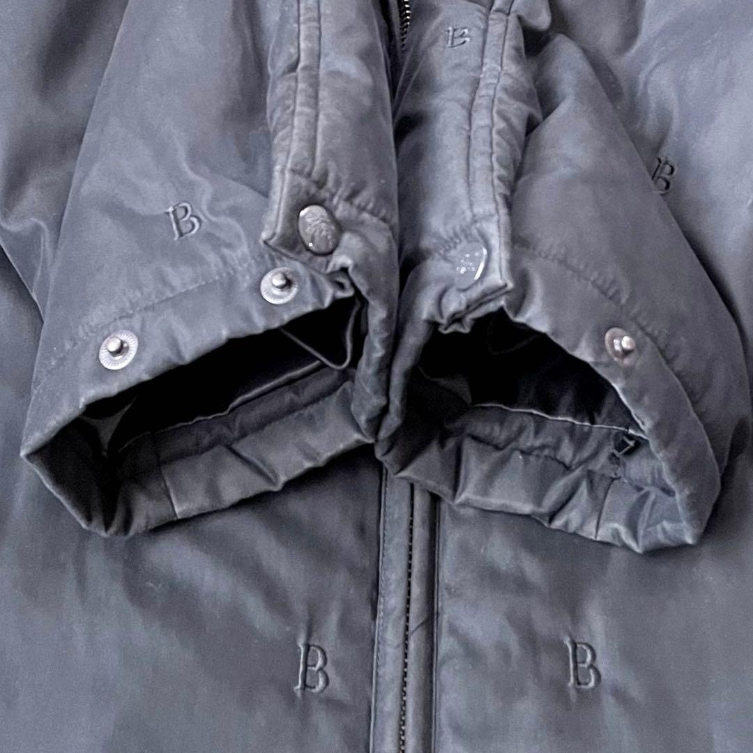 希少✨バーバリー モッズコート Bロゴ B金具 ノバチェック フード収納