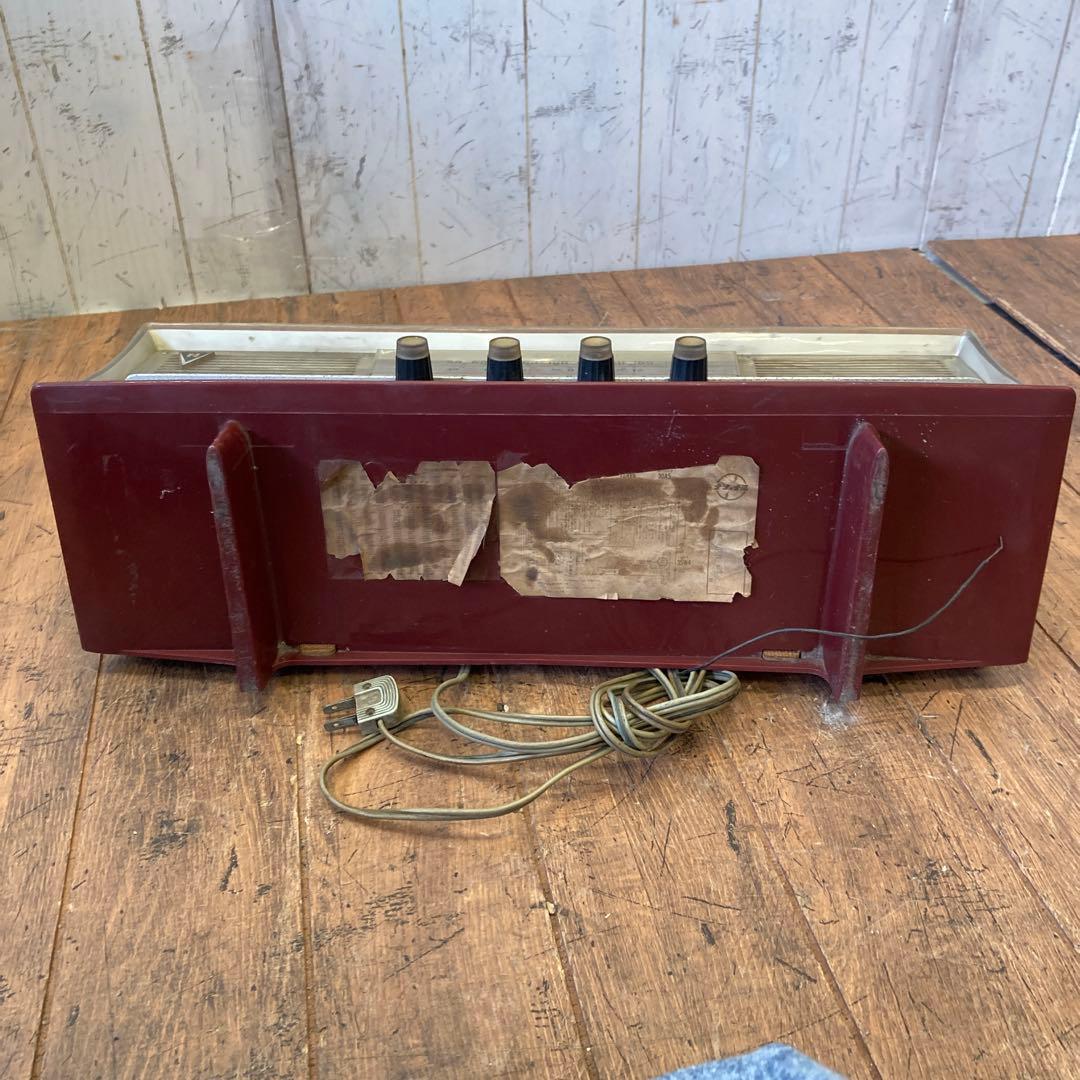 昭和レトロ ナショナル ラジオ DX-365 真空管ラジオ 当時物 年代物