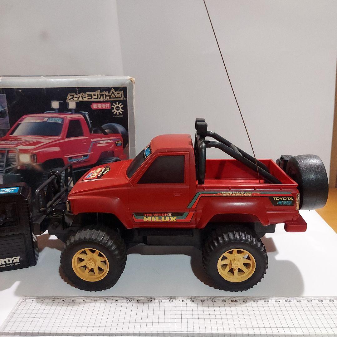 マツシロ ザ、ウインチ トヨタハイラックス4WDラジコン昭和レトロ