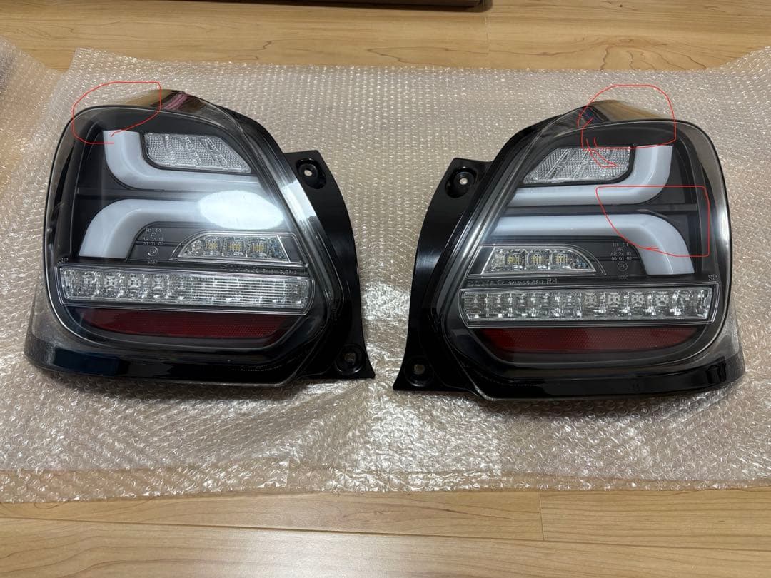 zc33s　ソナー　？　バレンティ　？テールランプ　左右セット ヴァレンティ（VALENTI） ジュエルLEDテールランプ REVO スイフト