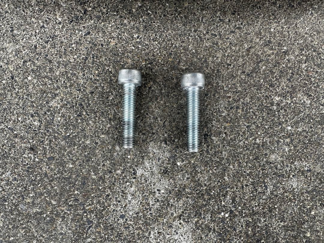 スズキ GN125 GN125Hステンレス 弾丸マフラー ボルトセット 中古品