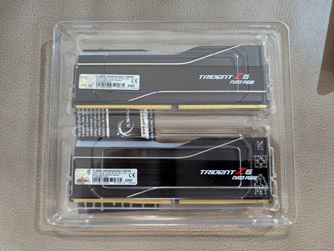 N*み様 G.Skill Trident Z5 NEO RGB 48GB 2 x Amazon.co.jp: G.SKILL Trident Z5 Neo RGBシリーズ (AMD Expo) DDR5
