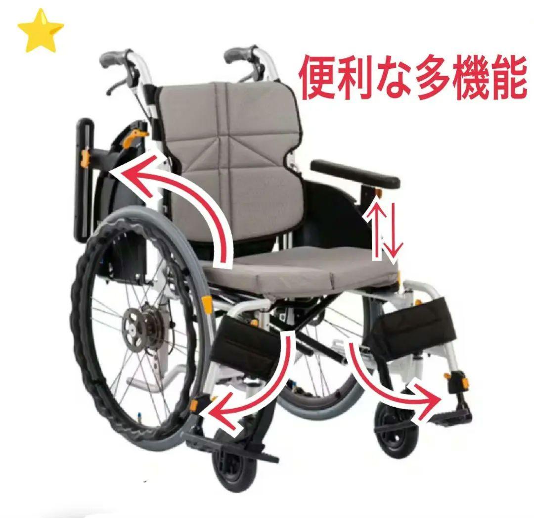 ♿とても便利な多機能 軽量コンパクト 安心ベルト付 自走式 車椅子 Hill Stone（ヒルストーン） 車椅子 軽量 コンパクト 自走 折りたたみ