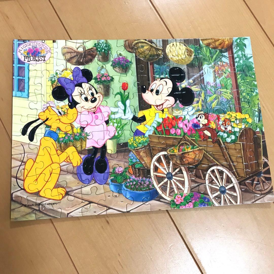 廃盤】レトロ ディズニー ミッキーミニー ジグソーパズル 完成品 2