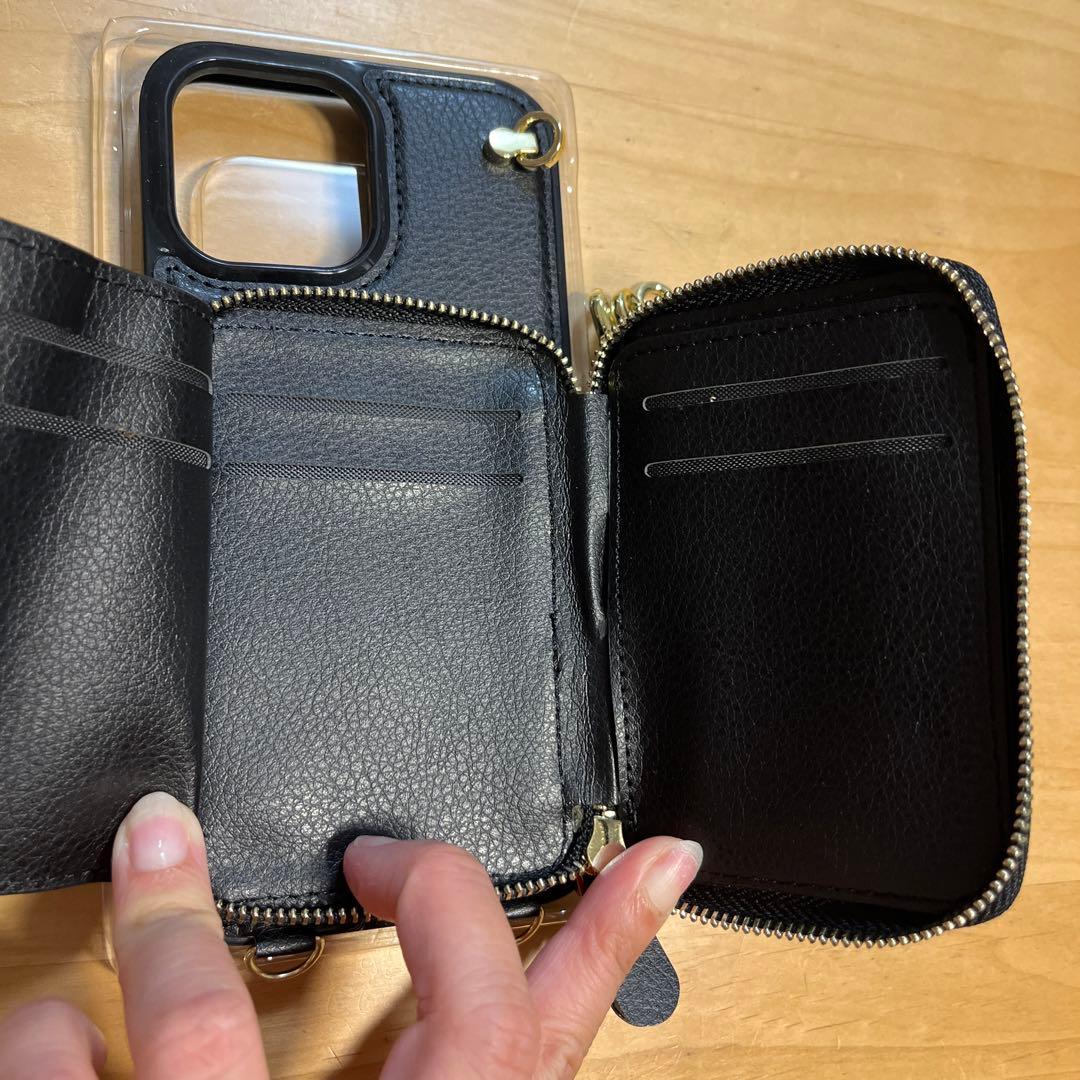 Bocasal】iPhone13 Pro MAX ケースウォレットストラップ