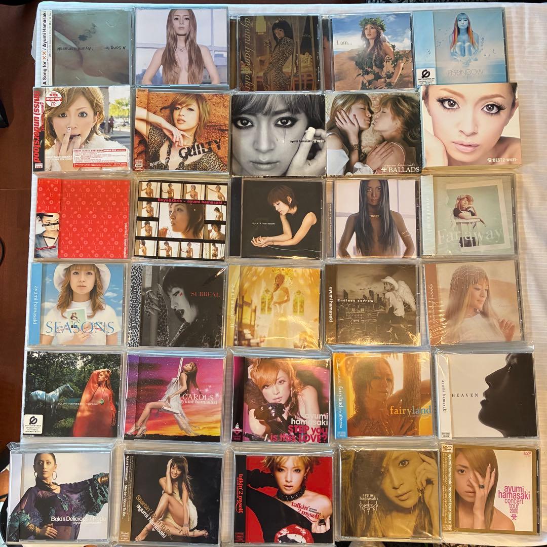 日*4様 浜崎あゆみ まとめて30枚セット アルバム11枚 シングル18枚 +D