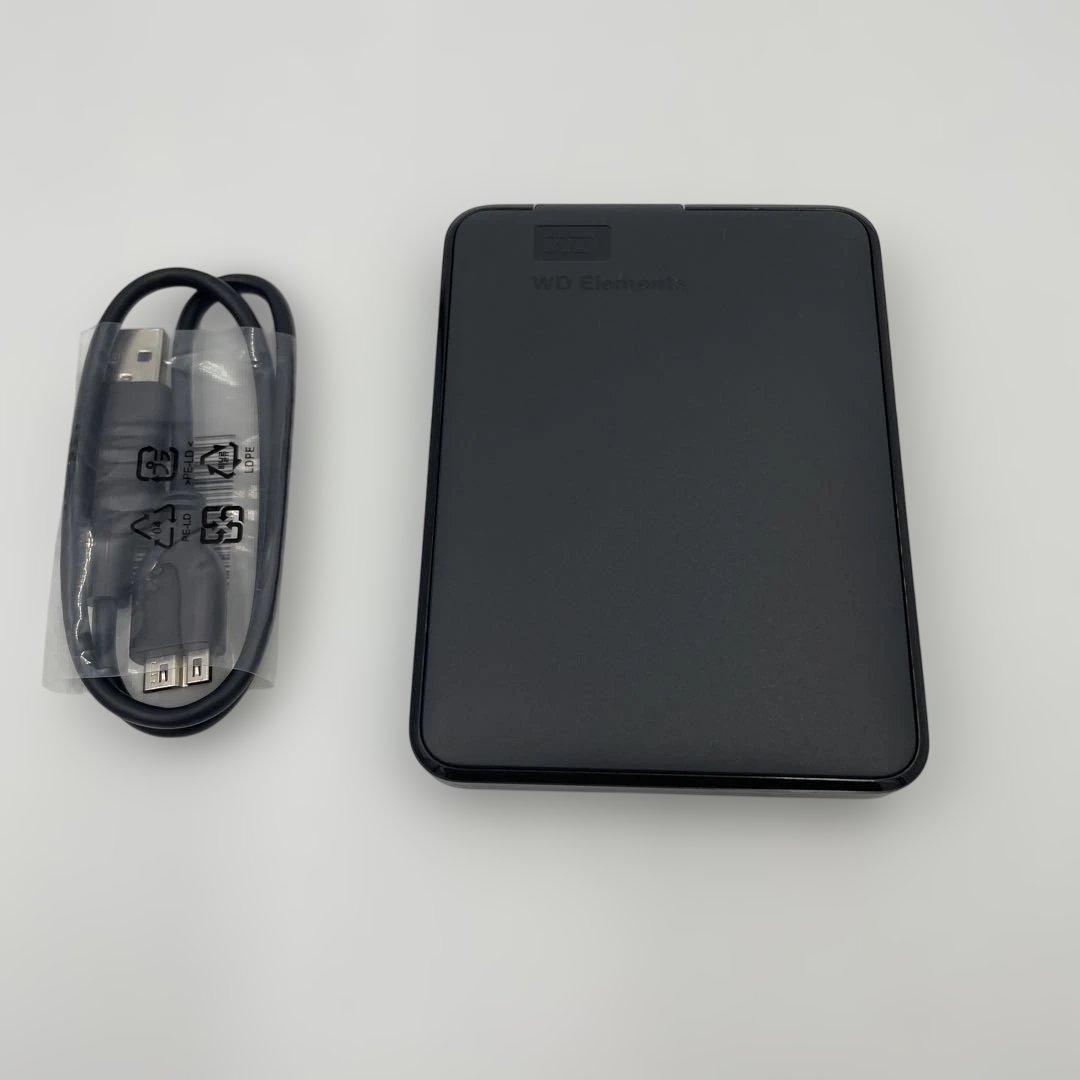 外付けハードディスク・ドライブ WesternDigital WDBUZG0020BBK-JESE WDBUZG0020BBK-JESE 外付けHDD USB-A接続 WD Elements Portable