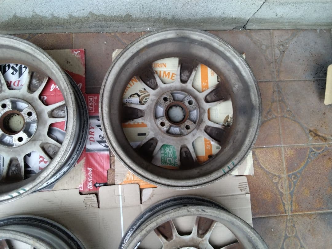 ダイハツ純正・１４/４.５Ｊ・offset＋４５・ノーマル戻し・スタッドレス用