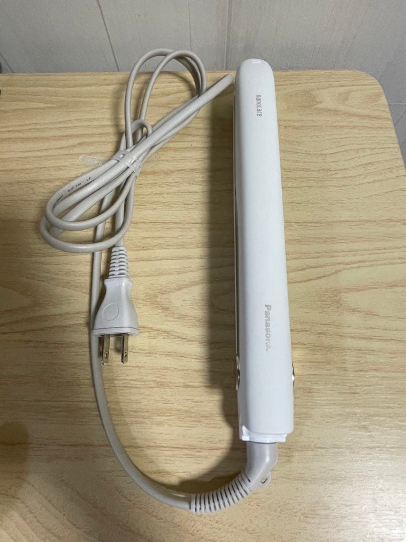 Panasonic ストレートアイロン ナノケア EH-HS0J-W ホワイト レンタル] パナソニック ストレートアイロン ナノケア EH-HS0J