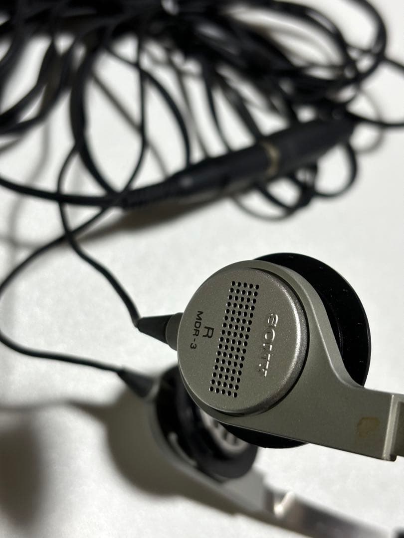SONY ステレオ ヘッドホン MDR-3 動作品 - メルカリ