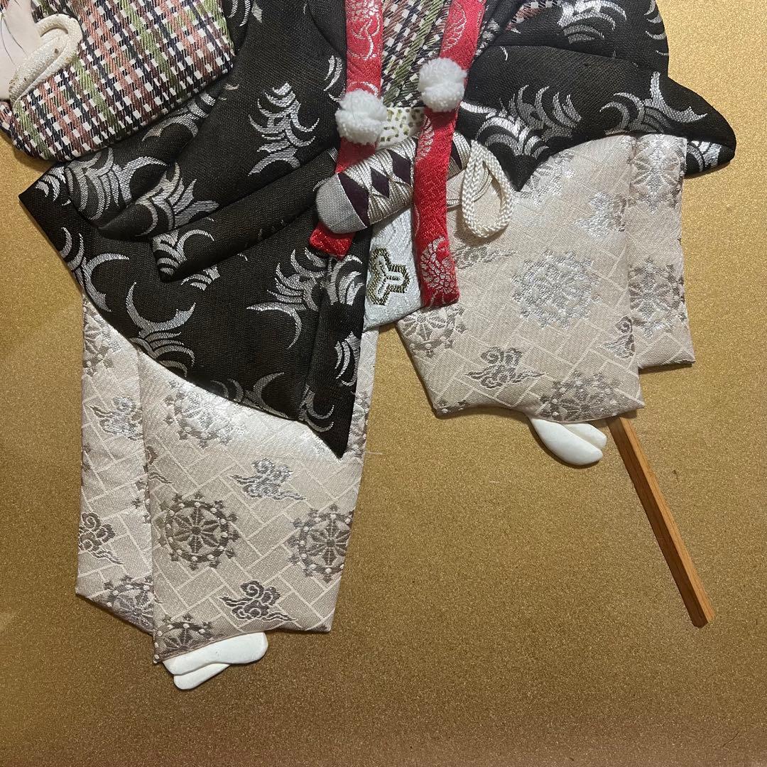 一点物】押し絵 歌舞伎 お衣装絵 御細工物 押絵 壁掛け 額面 貴重 骨董