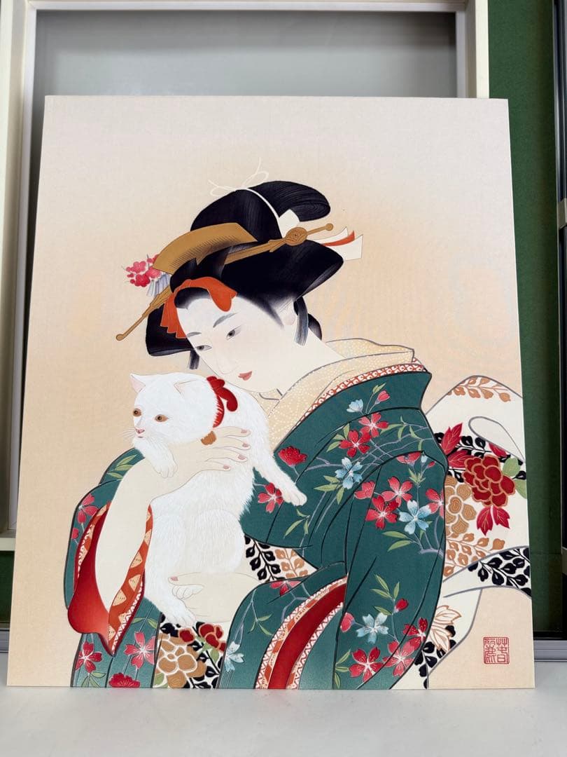 T15 伝統工芸士副会長 摺師 本田春麗 限定17/60部 原画（目黒雅叙園