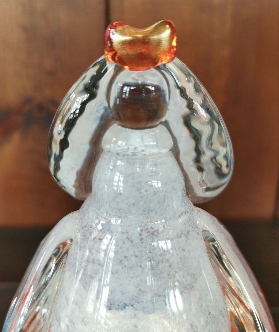 メル様売約済 新品 淡雪びな 硝子 おひなさま 置物