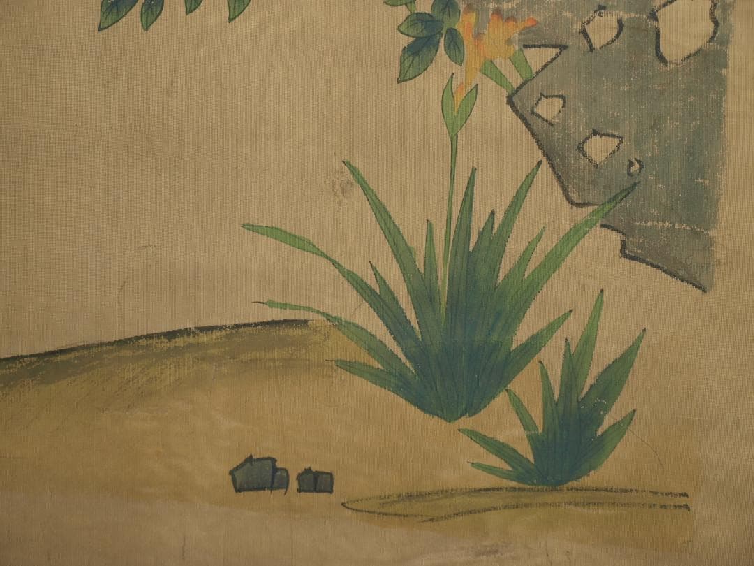 中国明時代の人物図 肉筆絵 激安骨董品 BD287A13-2 - メルカリ