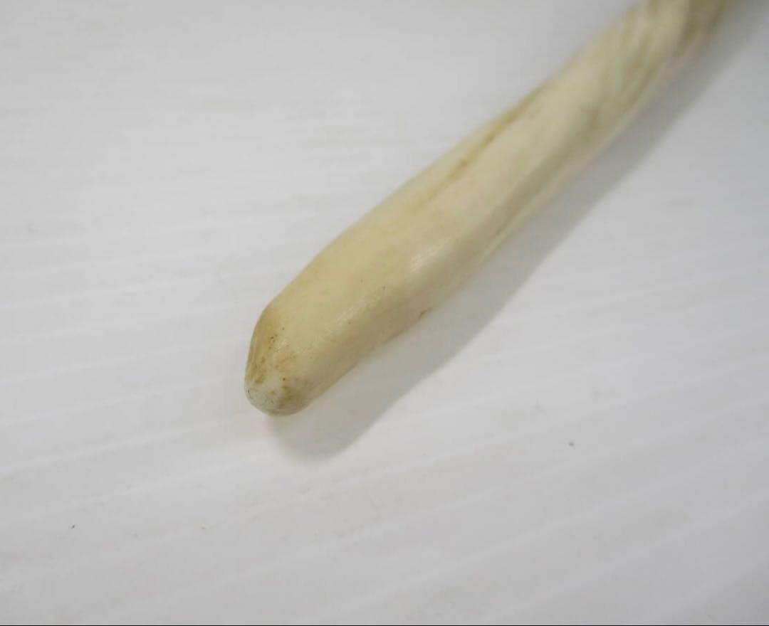 年末特別品】一角 ウニコール イッカク 角 根付 彫刻 仏像 石器 縄文