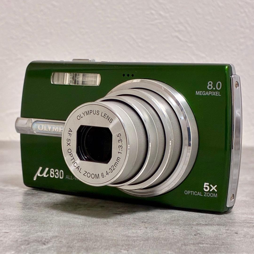 ⭐️美品⭐️オリンパス OLYMPUS μ 830 ブリティッシュグリーン - メルカリ