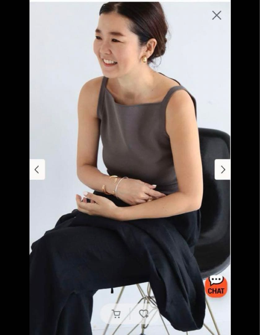 Demi-Luxe BEAMS .M / ヘルシー ニットキャミソール目黒越子